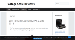 Desktop Screenshot of postagescalesreviews.com
