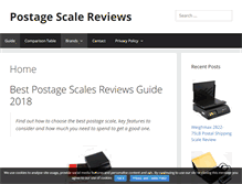 Tablet Screenshot of postagescalesreviews.com